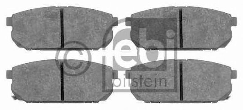 FEBI BILSTEIN 23993 - Brake Pad Set, disc brake Rear Axle KIA