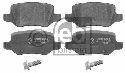 FEBI BILSTEIN 23138 - Brake Pad Set, disc brake Rear Axle MERCEDES-BENZ
