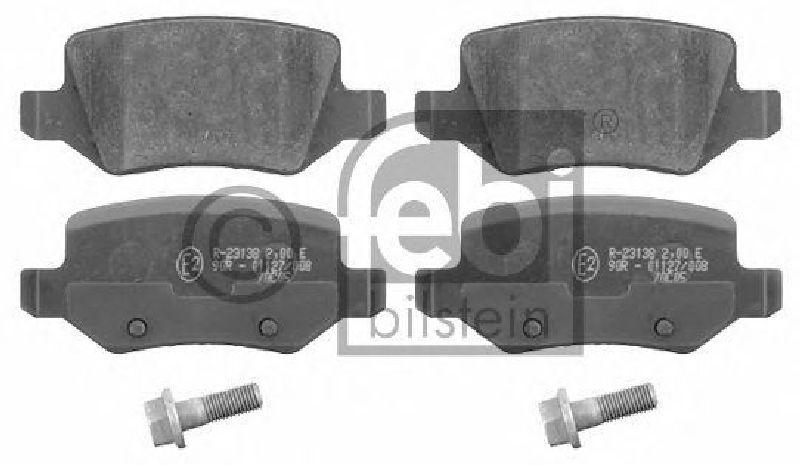 FEBI BILSTEIN 23138 - Brake Pad Set, disc brake Rear Axle MERCEDES-BENZ