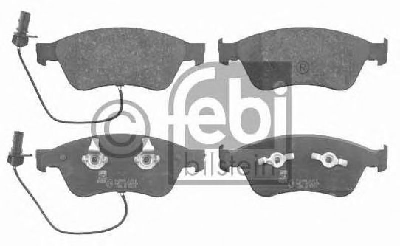 FEBI BILSTEIN 23896 - Brake Pad Set, disc brake Front Axle VW, AUDI