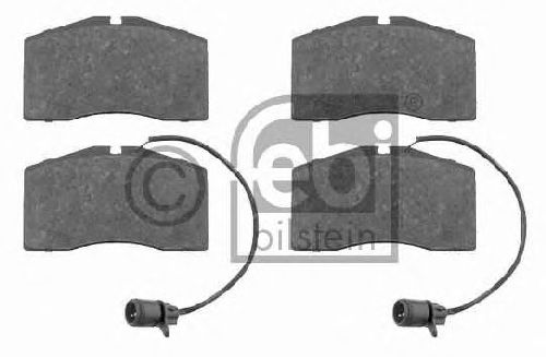 FEBI BILSTEIN 23774 - Brake Pad Set, disc brake Front Axle