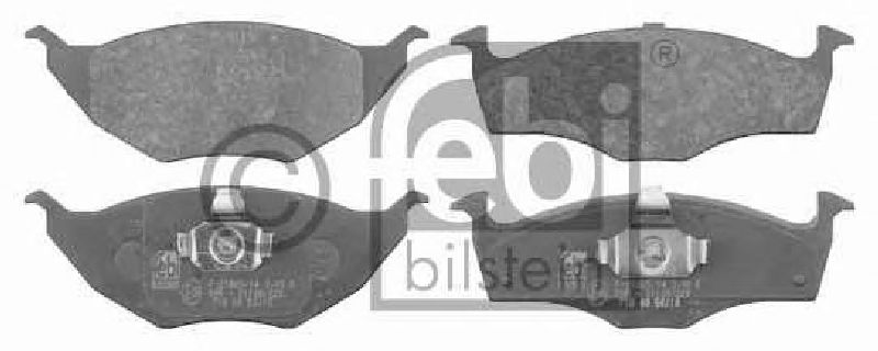 FEBI BILSTEIN 23394 - Brake Pad Set, disc brake Front Axle