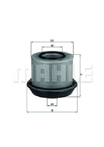 LX 263 KNECHT 72006096 - Air Filter