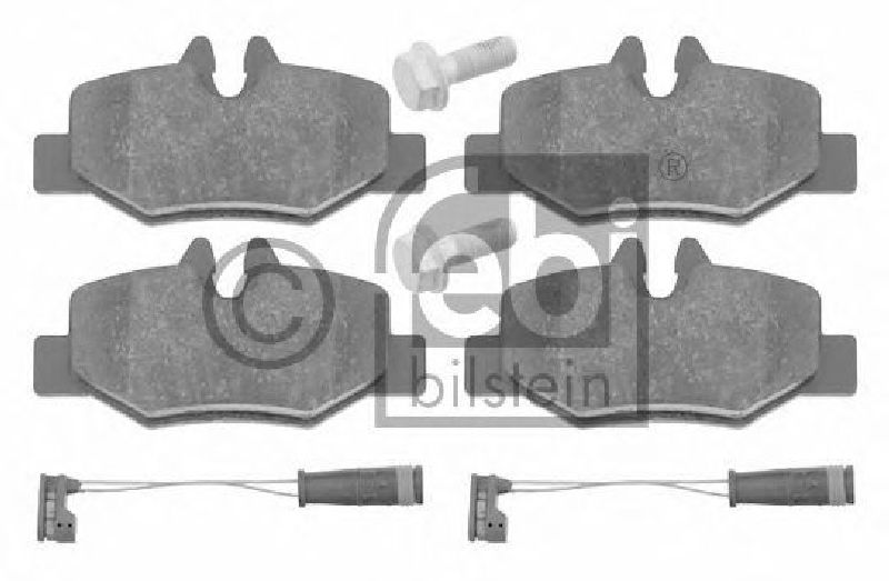 FEBI BILSTEIN 24008 - Brake Pad Set, disc brake Rear Axle MERCEDES-BENZ