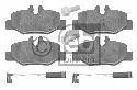 FEBI BILSTEIN 24008 - Brake Pad Set, disc brake Rear Axle MERCEDES-BENZ