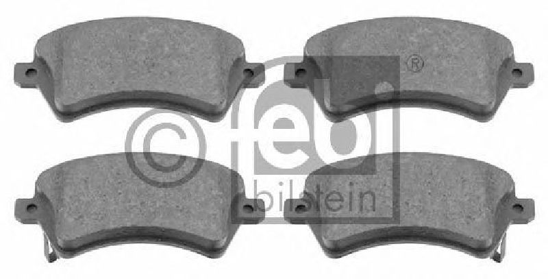 FEBI BILSTEIN 23766 - Brake Pad Set, disc brake Front Axle