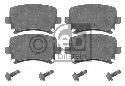 FEBI BILSTEIN 23914 - Brake Pad Set, disc brake Rear Axle VW, AUDI