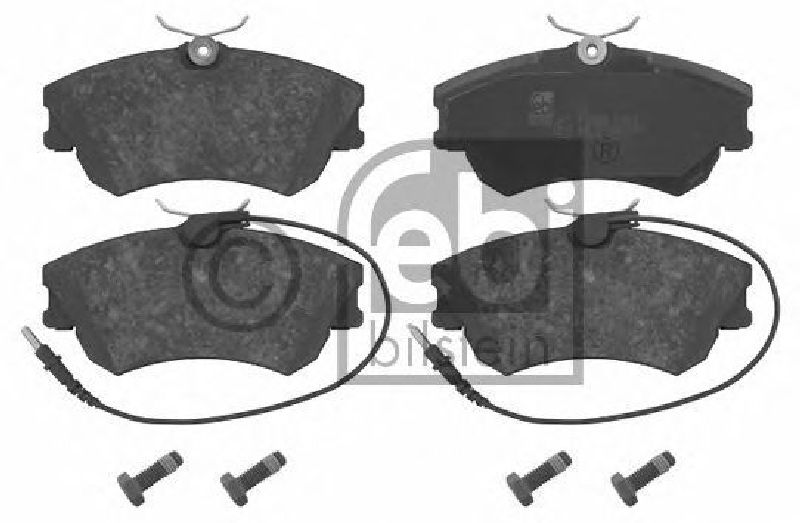 FEBI BILSTEIN 21889 - Brake Pad Set, disc brake Front Axle