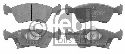 FEBI BILSTEIN 21975 - Brake Pad Set, disc brake Front Axle