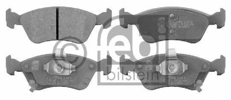 FEBI BILSTEIN 21975 - Brake Pad Set, disc brake Front Axle