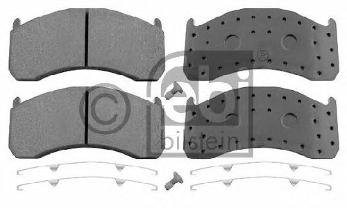 FEBI BILSTEIN 29137 - Brake Pad Set, disc brake Rear Axle | Front Axle VOLVO