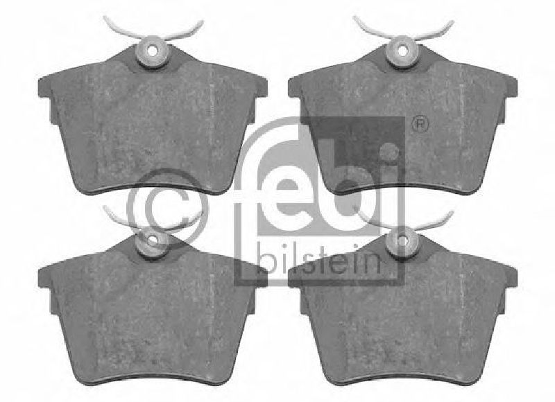 FEBI BILSTEIN 24135 - Brake Pad Set, disc brake Rear Axle PEUGEOT