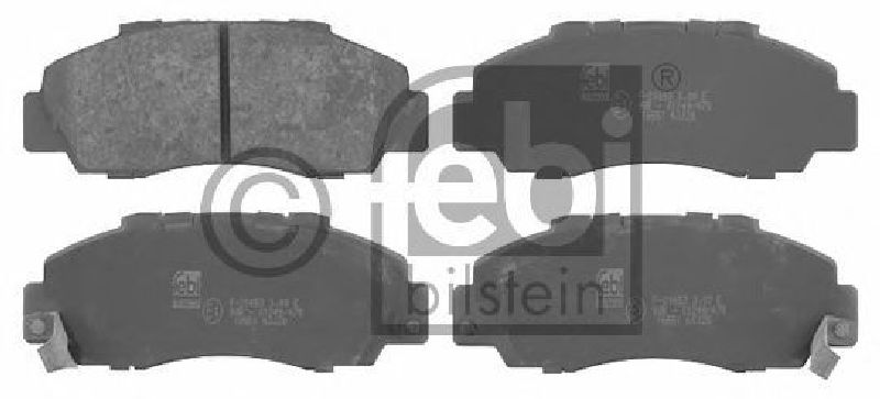 FEBI BILSTEIN 21651 - Brake Pad Set, disc brake Front Axle HONDA