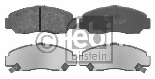 FEBI BILSTEIN 23729 - Brake Pad Set, disc brake Front Axle HONDA