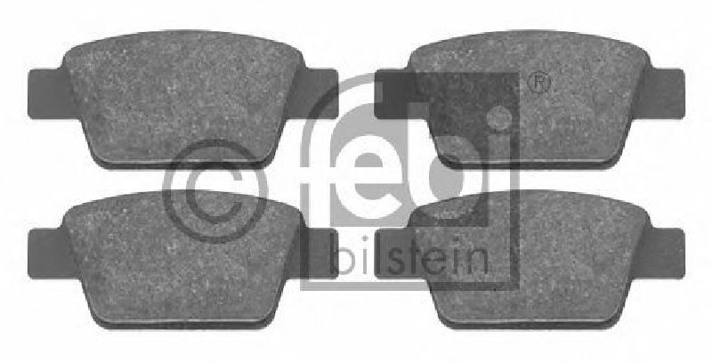 FEBI BILSTEIN 23714 - Brake Pad Set, disc brake Rear Axle FIAT, ALFA ROMEO, LANCIA