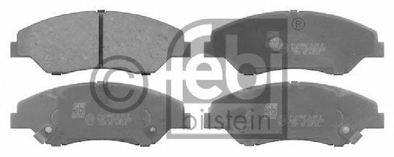 FEBI BILSTEIN 23442 - Brake Pad Set, disc brake Front Axle KIA