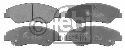 FEBI BILSTEIN 23442 - Brake Pad Set, disc brake Front Axle KIA