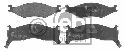 FEBI BILSTEIN 21893 - Brake Pad Set, disc brake Front Axle