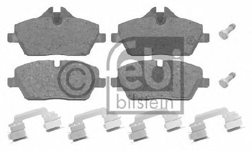FEBI BILSTEIN 23915 - Brake Pad Set, disc brake Front Axle BMW
