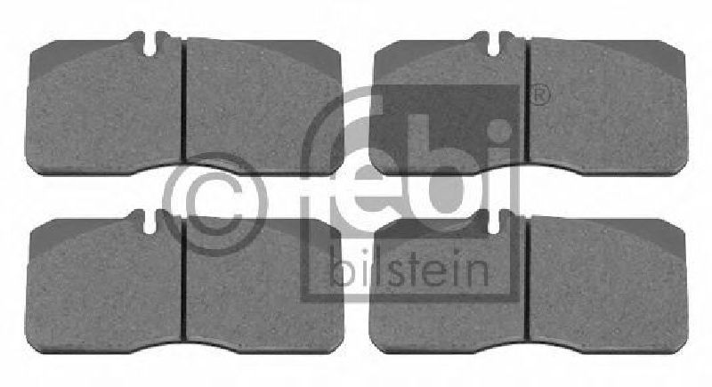 FEBI BILSTEIN 29055 - Brake Pad Set, disc brake Front Axle MAN