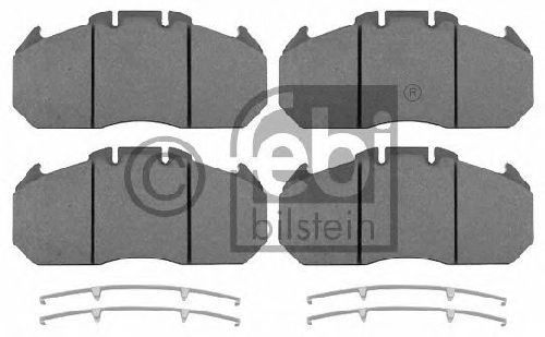 FEBI BILSTEIN 29131 - Brake Pad Set, disc brake Front Axle | Rear Axle RENAULT TRUCKS, MAN