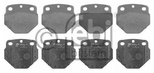 FEBI BILSTEIN 29747 - Brake Pad Set, disc brake Front Axle | Rear Axle
