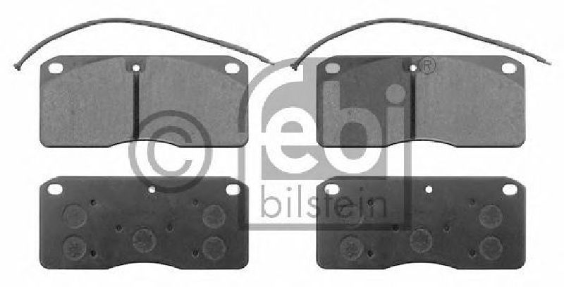 FEBI BILSTEIN 29039 - Brake Pad Set, disc brake Front Axle | Rear Axle