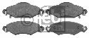 FEBI BILSTEIN 23340 - Brake Pad Set, disc brake Front Axle TOYOTA