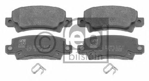 FEBI BILSTEIN 23816 - Brake Pad Set, disc brake Rear Axle