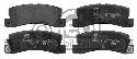 FEBI BILSTEIN 21833 - Brake Pad Set, disc brake Rear Axle