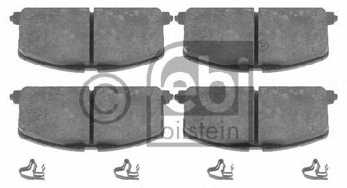 FEBI BILSTEIN 20870 - Brake Pad Set, disc brake Front Axle