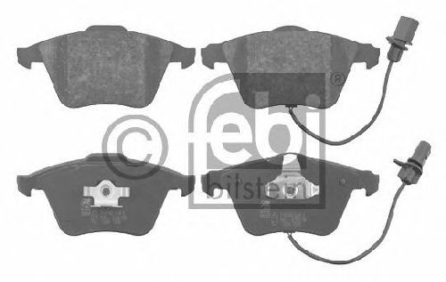 FEBI BILSTEIN 23763 - Brake Pad Set, disc brake Front Axle AUDI, SEAT