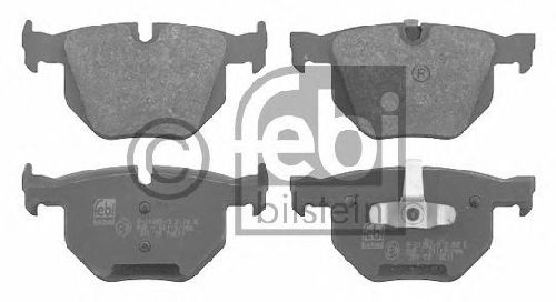 FEBI BILSTEIN 23550 - Brake Pad Set, disc brake Rear Axle BMW