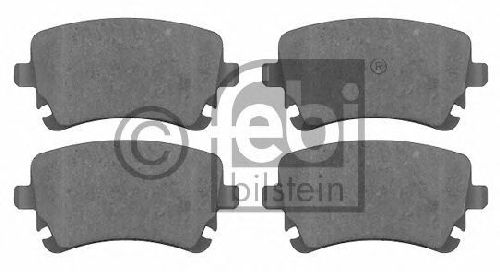 FEBI BILSTEIN 23584 - Brake Pad Set, disc brake Rear Axle AUDI