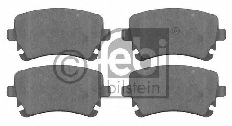 FEBI BILSTEIN 23584 - Brake Pad Set, disc brake Rear Axle AUDI