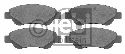 FEBI BILSTEIN 23959 - Brake Pad Set, disc brake Front Axle CITROËN, PEUGEOT, TOYOTA