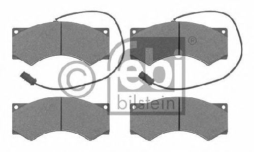 FEBI BILSTEIN 29024 - Brake Pad Set, disc brake Front Axle