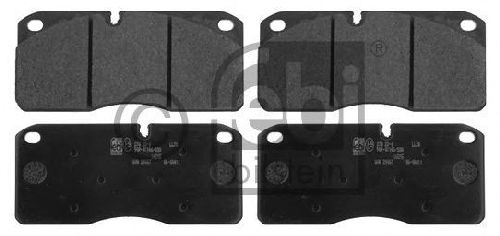 FEBI BILSTEIN 29067 - Brake Pad Set, disc brake Front Axle Rear Axle IVECO