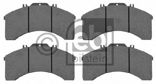 FEBI BILSTEIN 29011 - Brake Pad Set, disc brake Front Axle IVECO