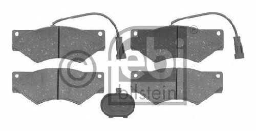 FEBI BILSTEIN 29107 - Brake Pad Set, disc brake Front Axle