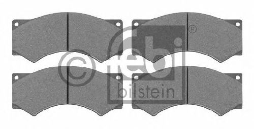 FEBI BILSTEIN 29017 - Brake Pad Set, disc brake Front Axle