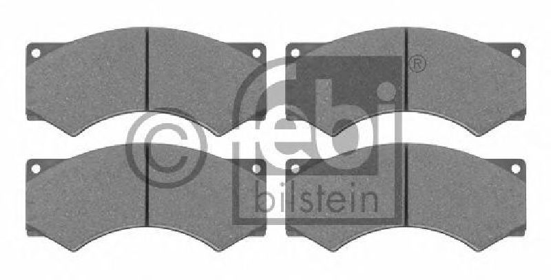 FEBI BILSTEIN 29017 - Brake Pad Set, disc brake Front Axle