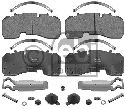 FEBI BILSTEIN 29165 - Brake Pad Set, disc brake Front Axle | Rear Axle