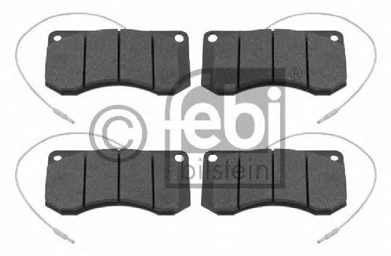 FEBI BILSTEIN 27097 - Brake Pad Set, disc brake Front Axle