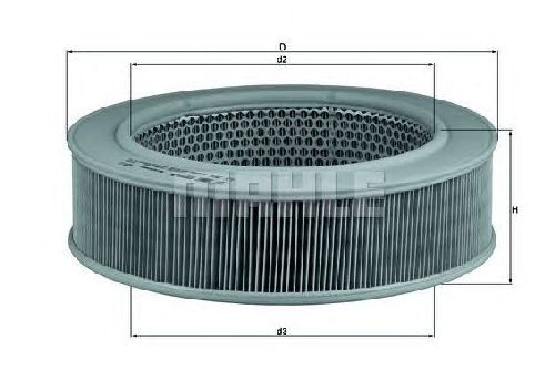 LX 264 KNECHT 72009579 - Air Filter GAZ