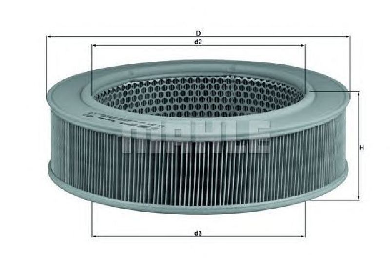 LX 264 KNECHT 72009579 - Air Filter GAZ