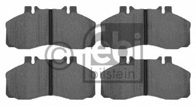 FEBI BILSTEIN 29065 - Brake Pad Set, disc brake Front Axle IVECO, MERCEDES-BENZ