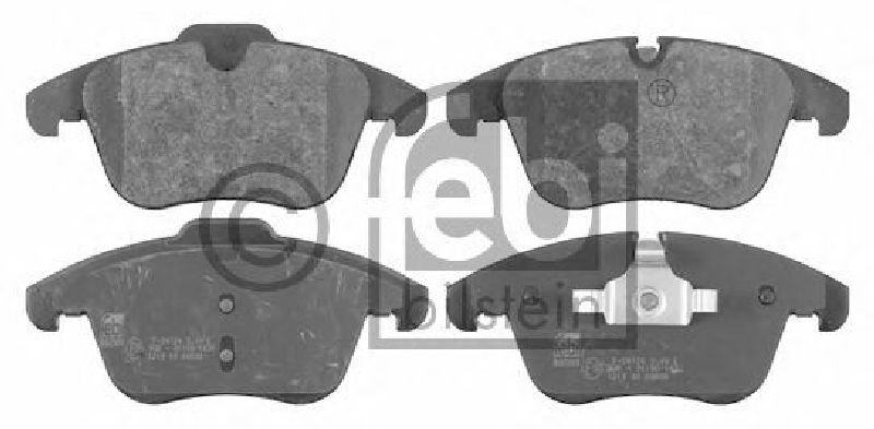 FEBI BILSTEIN 24123 - Brake Pad Set, disc brake Front Axle FORD, VOLVO, LAND ROVER