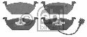 FEBI BILSTEIN 23187 - Brake Pad Set, disc brake Front Axle SEAT, VW, SKODA, AUDI