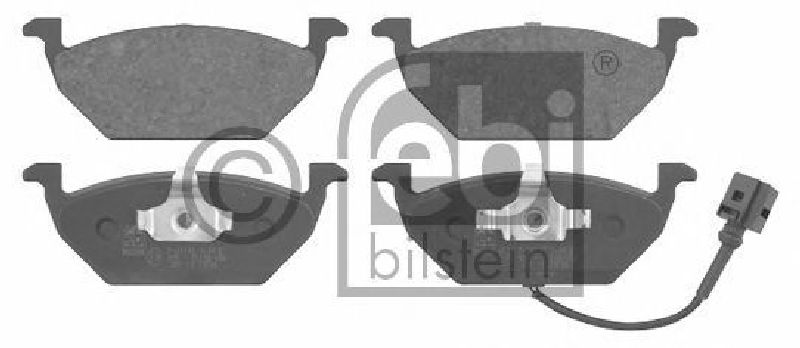 FEBI BILSTEIN 23187 - Brake Pad Set, disc brake Front Axle SEAT, VW, SKODA, AUDI